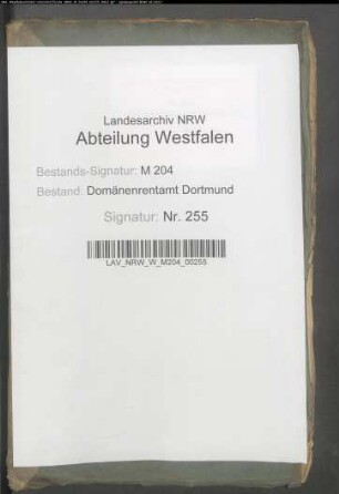 Der Frieg-Hof in Löttringhausen (Stadt Dortmund): Verkauf des Domänenguts