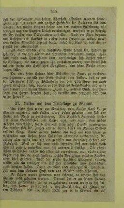 37. Luther auf dem Reichstage zu Worms