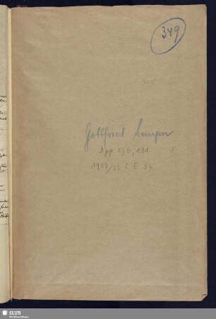 181. Semper, Gottfried