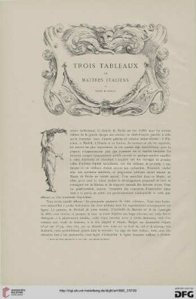 12: Trois tableaux de maitres italiens au Musée de Berlin