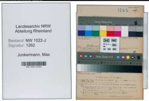 Entnazifizierung Max Junkermann , geb. 01.08.1877 (Richter)