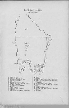 Der Königstein vor 1589, Die Burganlage