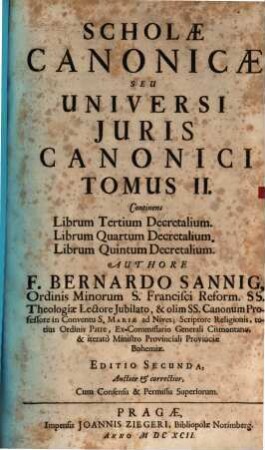 Schola canonica. 2