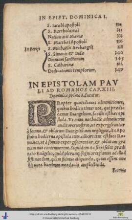 In Epistolas Dominicales Postilla