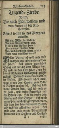 Tugend-Zierde Derer, Die nach Zion wallen, und von fernen in die Kirche reisen
