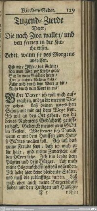 Tugend-Zierde Derer, Die nach Zion wallen, und von fernen in die Kirche reisen