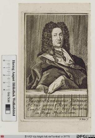 Bildnis Justus Henning Böhmer