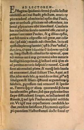 Haymonis Episcopi Halberstatten un diui Pauli epistolas omneis interpretatio, ad uetustissimor[um] exemplariu fidem quam diligetissime recognita