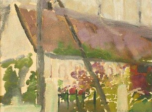 Bauernhaus mit Garten