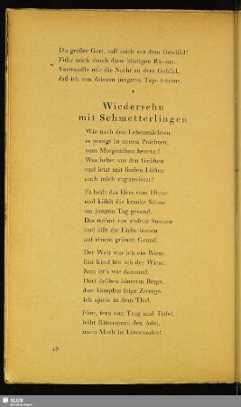 Wiedersehen mit Schmetterlingen