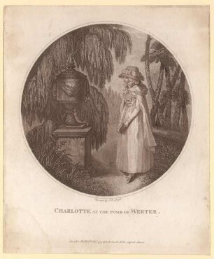 "Charlotte at the tomb of Werter". Lotte an Werthers Grab