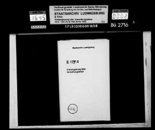 Organisation und Verwaltung einzelner Stiftungen (Stiftungspflegen) im Oberamtsbezirk