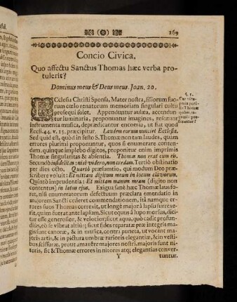 169-174, Concio Civica