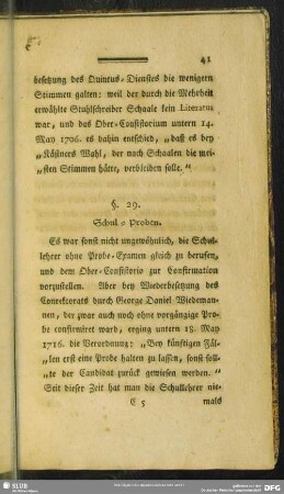 §. 29. Schul-Proben
