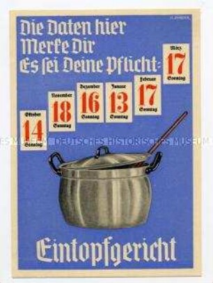 Postkarte zum "Eintopfgericht"