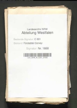 Belehnung der Familie Dohmann in Amelunxen mit Gütern in Amelunxen und Godelheim
