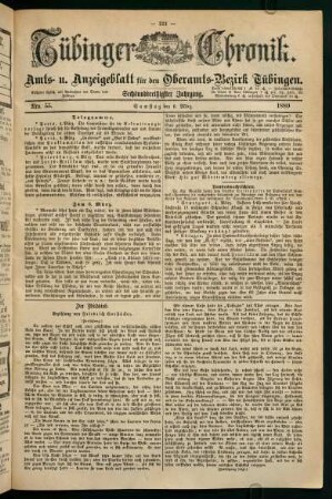 6. März (Nro. 55) - 10. März (Nro. 58)