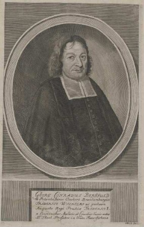 Bildnis des Georg Conradus Bergius