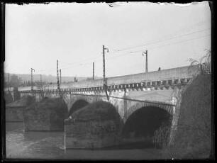 Neckarbrücke (Pliensaubrücke) Esslingen Ansicht vom 25.03.1936