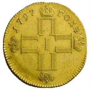 Münze, 1/2 Dukat, Dukat, 40 Rubel, 1797