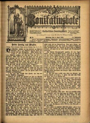 Ausgabe vom Sonntag, den 03. Juni 1894.