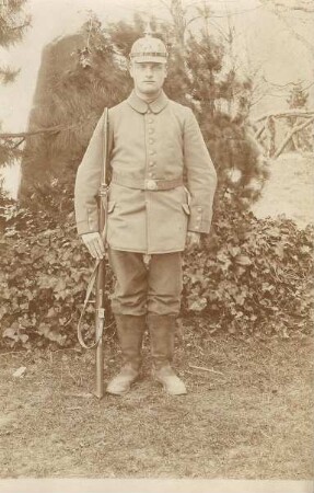 Erster Weltkrieg - Postkarten "Aus großer Zeit 1914/15". Persönliche Fotopostkarte - Emil Rother