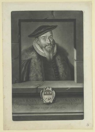 Bildnis des Conradvs Grossmannvs