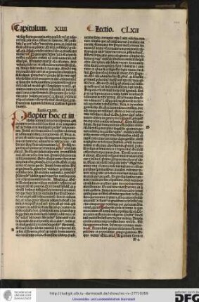 Lectio CLXII.