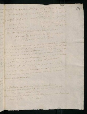 195r-196v, Methode de trouver les Logarithmes de chaque nombre posttif, negatif, ou méme impossible