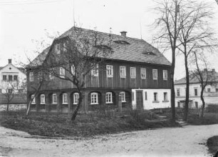 Blick auf ein Haus