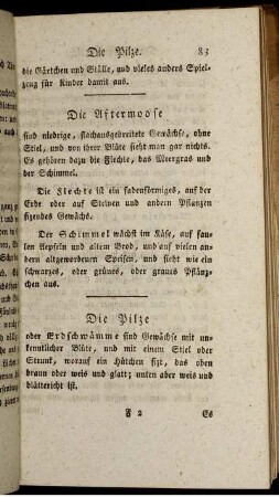 Die Pilze.