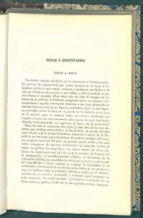 Julio A. Roca