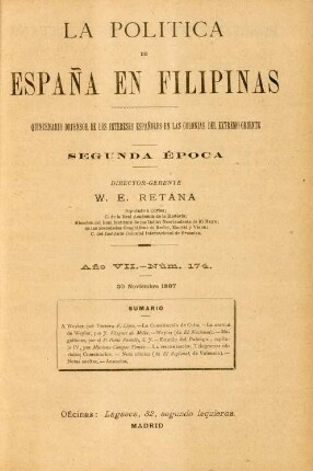 Núm. 174. 30 Noviembre 1897