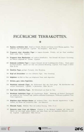 Figürliche Terrakotten (Nr. 184-228)