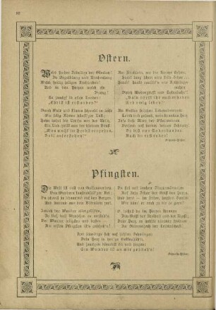 Ostern/Pfingsten
