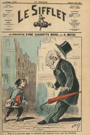 Une rencontre d'une casquette noire, par H. Meyer