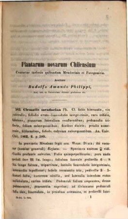 Beiträge zur Pflanzenkunde. 17, 17. 1864/65
