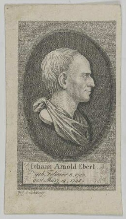 Bildnis des Johann Arnold Ebert