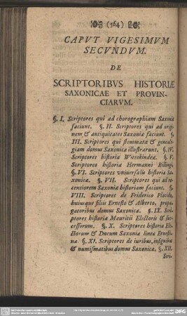 Caput Vigesimum Secundum. De Scriptoribus Historiae Saxonicae Et Provinciarum