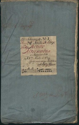 Alta nubes illustrata - Mus.2477-E-38 : S, orch, org - G; HanH 79; MülH deest
