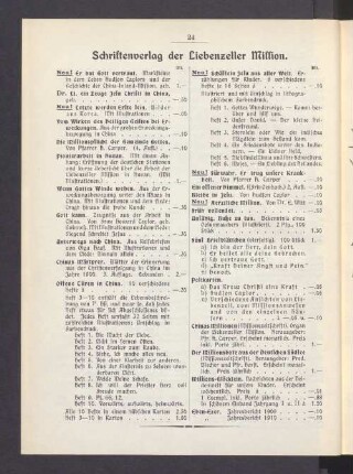 Schriftenverlag der Liebenzeller Mission