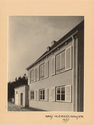 Haus Schlemmer, Heidelberg-Ziegelhausen: Fassade