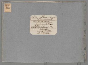 Salvos fac nos, V (4), vl (2), clno (2), org, MH 351, g-Moll - BSB Mus.ms. 402 : [caption title:] Graduale in festo SS: Nominis JESU, et de Venerab: Sacram: // di G. M. Haydn mpria. // [binding title, by other hand:] Graduale pro festo SS m i Nominis Jesu, et // de venerabili Sacramento. // Salvos fac nos domine. // [Incipit] // a // 4 Voci, 2 Viol: 2 Clarini in B e l'Organo. // di MHaydn. // comp: 8 Januar 1784. // In Originali