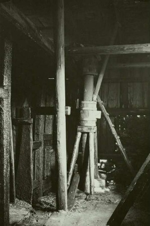 Johanngeorgenstadt, Erzwäsche der Grube Hohneujahr, Radstube mit senkrechter Welle