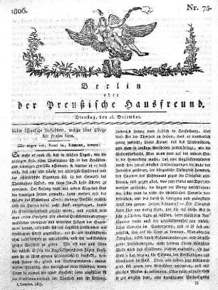 Nr. 75., 16. December 1806