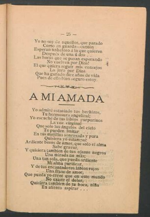 A mi amada