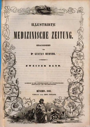 Illustrirte medizinische Zeitung. 1852 = Bd. 2