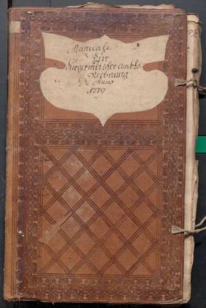 IX A 1 - Alte Stadtrechnungen (1779 - 1780)