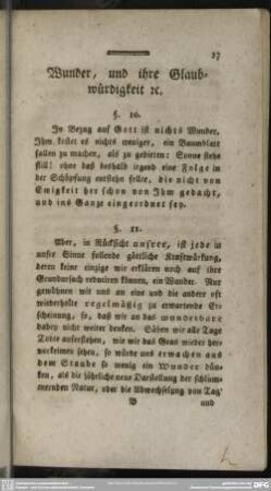 Wunder, und ihre Glaubwürdigkeit [et]c.