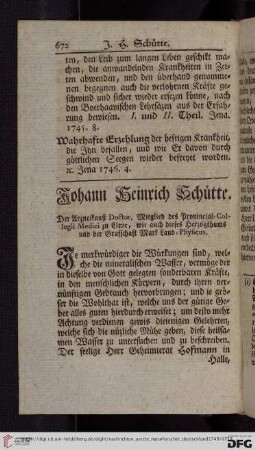 Johann Heinrich Schuette